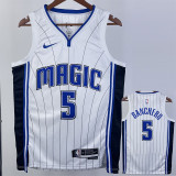 22/23 Magic BANCHERO #5 White Top Quality Hot Pressing NBA Jersey