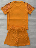 25/26 Derby County F.C Goalkeeper Orange Kids  Soccer Jersey
