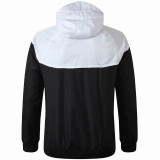 24/25 White & Black Windbreaker