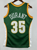 07/08 Thunder DUR ANT # 35 GreenＲetro Edition Top Quality Hot Pressing NBA Jersey