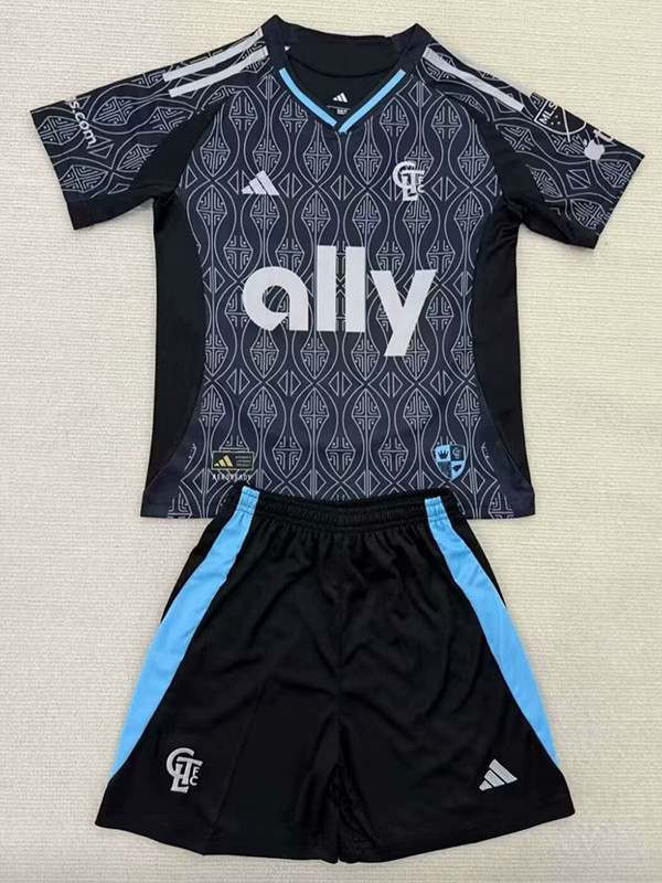 25/26 CHarlotte FC Home Kids Soccer Jersey