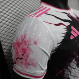24/25 Japan Black Dragon White Pink Edition Player Version Soccer Jersey