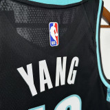 25/26 Trail Blazers YANG #16 Black City Edition Top Quality Hot Pressing NBA Jersey