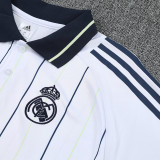 25/26 RMA White Stripe polo shirts pants suit