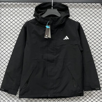 25/26ＡＤ Black Thickened Assault  Hooded Windbreaker #H004