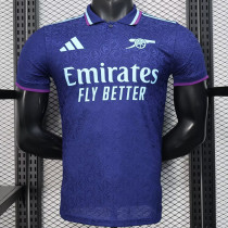 25/26 ARS  Alphabet Pattern Special Edition Blue Player Version Soccer Jersey