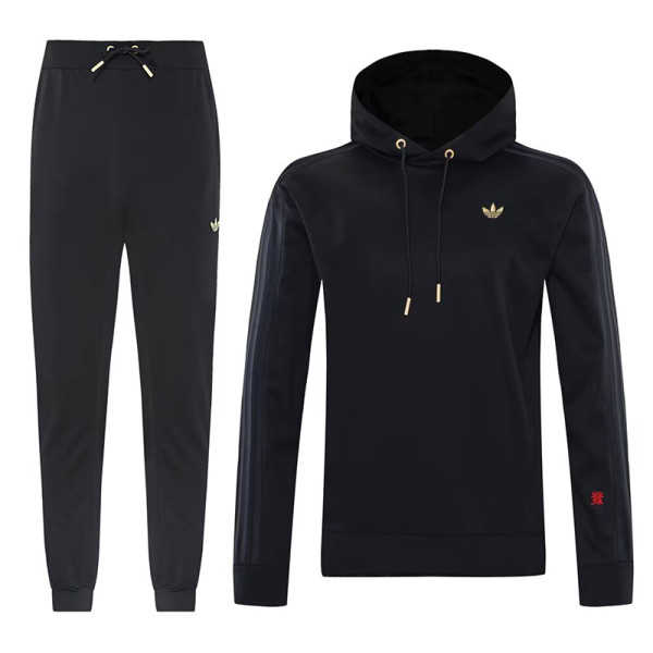 2025 AD Snake Year Commemorative Edition Black Hoodie Suit
