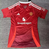 24/25 Man Utd  Home  Women  Soccer Jersey（女）