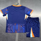 24/25 Netherlands Away Kids Soccer Jersey
