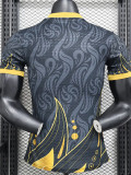 24/25 RMA Black Pattern Player Version Soccer Jersey