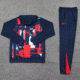 24/25 PSG Sapphire Blue Inkjet Hooded  Tracksuit