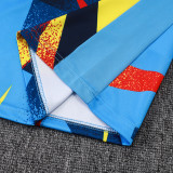 25/26 BAR Light Blue Inkjet Half Pull Tracksuit# B25135 (半拉链)