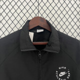 2024 New NK Black Windbreaker（背带白字、白标）
