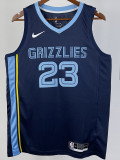 22/23 GRIZZLIES ROSE #23 Dark Blue Top Quality Hot Pressing NBA Jersey