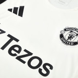 25/26 Man Utd  WhiteTank top and shorts suit