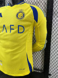 24/25 AL-Nassr Home Player Version Long Sleeve Soccer Jersey(长袖)