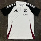 24/25 Man Utd White  Polo Shirts