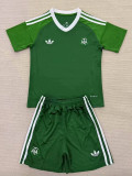 25/26 Argentina Goalkeeper Green Kids Soccer Jersey