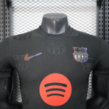 25/26 BAR Team Logo Special Edition Black Player Version Soccer Jersey