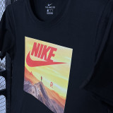 2025 T257 Mountaini NK Black  Pure Cotton  Blue T-shirt