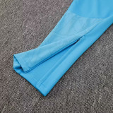 24/25 Man City Sky Blue Half Pull Tracksuit  (半拉链)