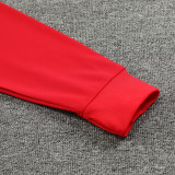 24/25 JO Red Half Zipper Sportswear # 810红色(半拉链)