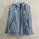 25/26 Man City Sky Blue Hooded Windbreaker