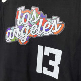 2025 T263 Clippers  GEORGE # 13  Pure Cotton  Black T-shirt