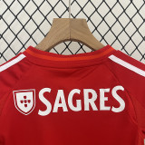 24/25  Benfica Home  Kids Soccer Jersey