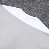 25/26 TOT Grey Half Pull Tracksuit#B25117  (半拉链)