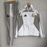 25/26 RMA Grey&White Windbreaker Tracksuit