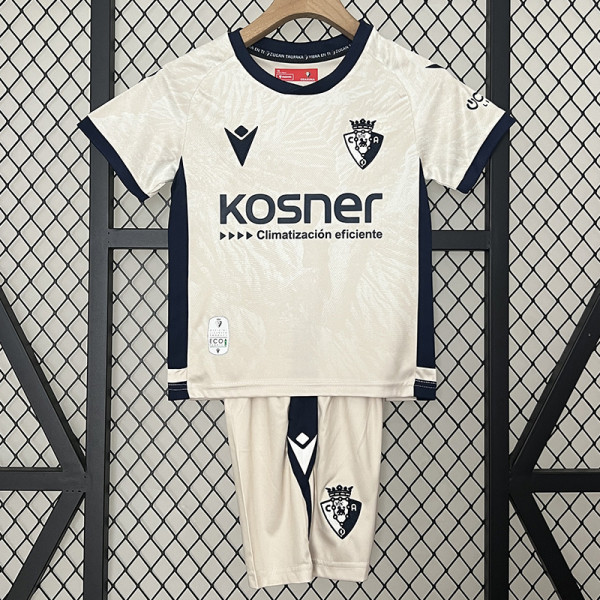 24/25 Osasuna Away Kids Soccer Jersey