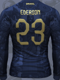 2024 Brazil Christ statue Blue Player Version Soccer Jersey