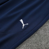 24/25 Marseille Lake Blue Half Pull Tracksuit  (半拉链)