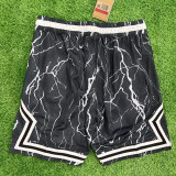 25/26 New Flying Man Casual NBA Edition Crack Black shorts#J2418
