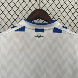 24/25 Málaga CF  Blue Strip Special Edition Fans Soccer Jersey