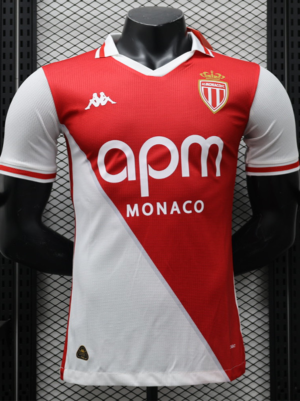 24/25 Monaco Home  Player Version Soccer Jersey