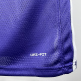 25/26 LAKERS DONCIC #77 Purple Flying Man Top Quality Hot Pressing NBA Jersey(圆领）