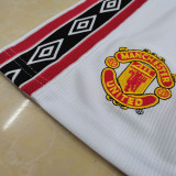1998/1999 Man Utd White Retro Shorts Pants