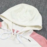 24/25 PSG Beige Hooded  Tracksuit