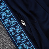 26/27 Man City Sky Blue Kids Half Pull Tracksuit #E25229 (童装、半拉链)