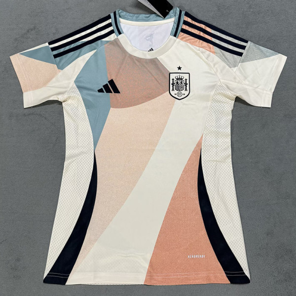 2025 Spain Away Womens Soccer Jersey（女）
