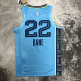 22/23 GRIZZLIES BANE #22 Blue Top Quality Hot Pressing NBA Jersey (Trapeze Edition)