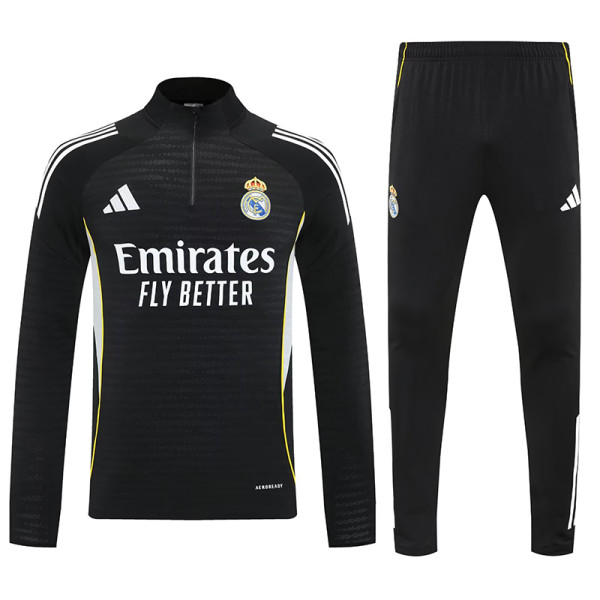 25/26  RMA Black Half Pull Tracksuit (半拉链)