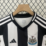 24/25  Newcastle Home Kids Soccer Jersey