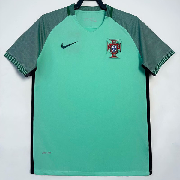 2016 Portugal Away Retro Soccer Jersey