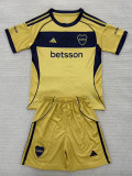 25/26 Boca Juniors Away Kids Soccer Jersey
