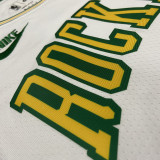 22/23 ROCKETS GREEN #4 White Top Quality Hot Pressing NBA Jersey (Retro Logo)