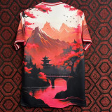 24/25 Japan Landscape Painting Blue Fans Soccer Jersey