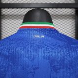 24/25 Italy  Blue Special Edition  Player Version Soccer Jersey